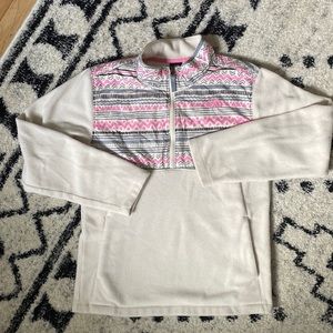 Girls fleece 3/4 zip North Face.